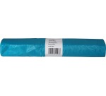 Sac poubelle 20 microns, ft 70 x 110 x 0,2 cm, 120 litres, PEHD recyclé, bleu,  rouleau de 25 pièces