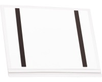 Durable pochette d'affichage imperméable à l'eau, magnétique, ft A4, paquet de 5 pièces