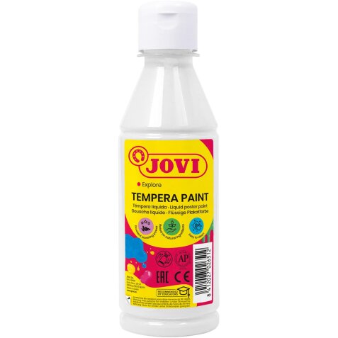 Jovi gouache, bouteille de 250 ml, blanc