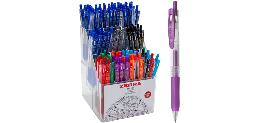 ZEBRA Sarasa Clip Gel-Tintenroller, 0,7 mm, 8 verschiedene Farben
