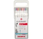 ZEBRA Clickart feutre, 12 pièces, couleurs assorties