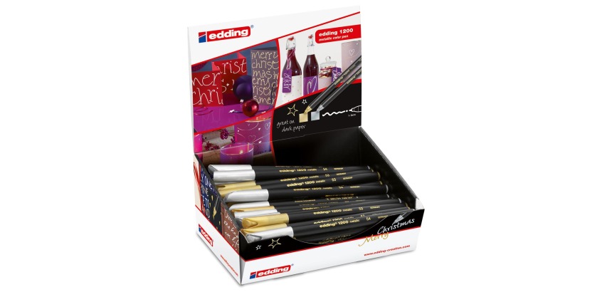 Edding felt-tip display e-1200, display of 50 pieces