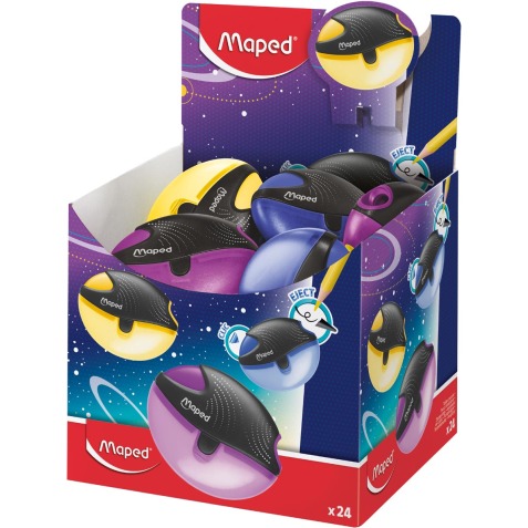 Maped taille-crayon Galactic boîte de 24 pièces