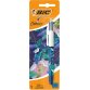 Bic 4 Colours Decors Botanical Universe stylo bille 4 couleurs, moyen, 4 couleurs d'encre classique, sous