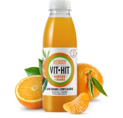 Vit Hit boisson vitaminée Detox, bouteille de 50 cl, paquet de 12 pièces