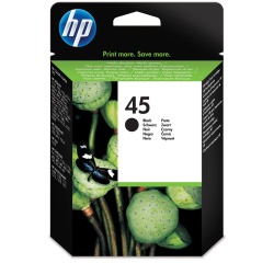 HP inktcartridge 45, 930 pagina's, OEM 51645AE, zwart