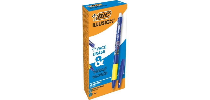 Bic roller à encre gel Gel-ocity illusion bleu