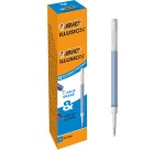 Bic recharge pour roller à encre gel Gel-ocity illusion, boîte de 12 pièces, bleu