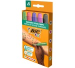 Bic Kids feutres de tatouage temporaire, assortis, set de 5 pièces