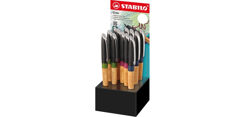 STABILO Grow vulpen, display van 12 stuks
