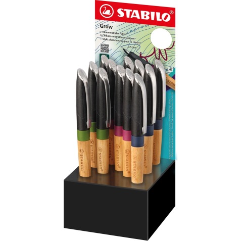 STABILO Grow vulpen, display van 12 stuks