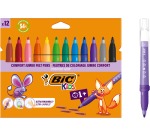 Bic Kids Comfort Jumbo feutres, étui de 12 pièces