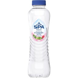 Spa Reine Subtile eau framboise-pomme, bouteille de 50 cl, paquet de 24 pièces