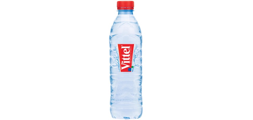 Vittel eau, bouteille de 50 cl, paquet de 24 pièces