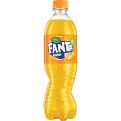 Fanta Orange frisdrank, fles van 50 cl, pak van 24 stuks