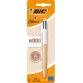 Bic 4 Colours Wood Style stylo bille 4 couleurs, moyen, 4 couleurs d'encre classique, sous blister