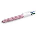 Bic 4 Colours Wood Style ballpoint pen 4 colors, medium, 4 classic ink colors, blister-packed