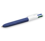 Bic 4 Colours Wood Style ballpoint pen 4 colors, medium, 4 classic ink colors, blister-packed