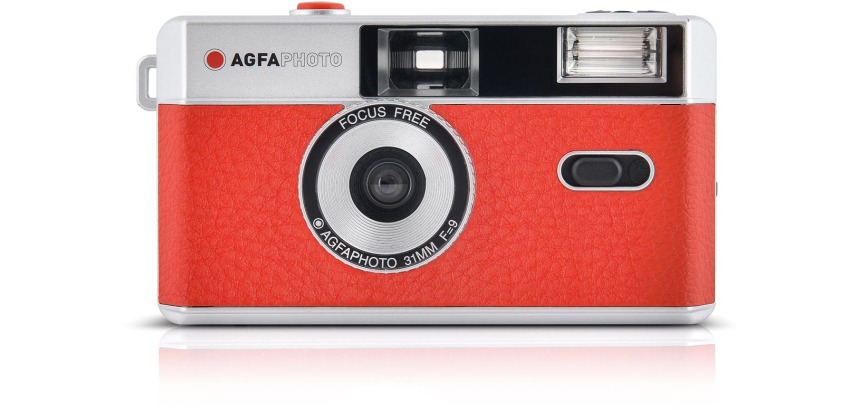 AgfaPhoto appareil photo argentique, 35 mm, rouge