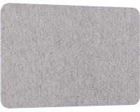 Smit Visual séparateur de bureau, gris clair, 60 x 75 cm