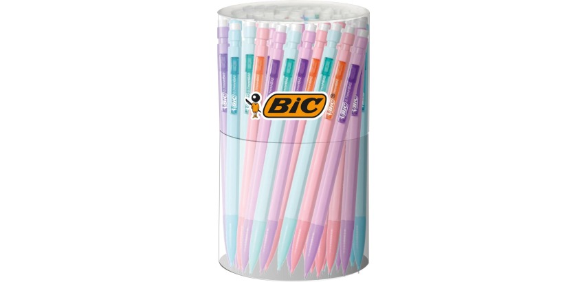 BicMatic Pastell Druckbleistift, Display mit 60 Stück, sortiert