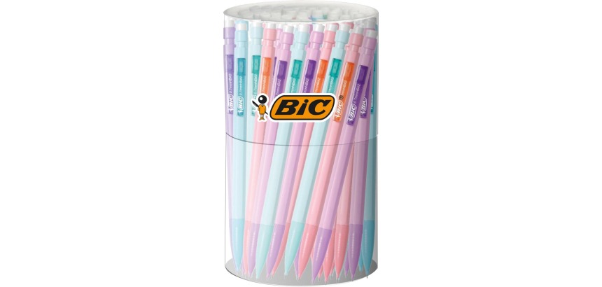 BicMatic pastel mechanical pencil, display of 60 pieces, assorted