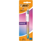 Bic 4 Colours Gradient stylo bille 4 couleurs, moyen, 4 couleurs d'encre classique, sous blister