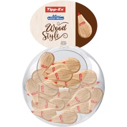 Tipp-Ex Mini Pocket Mouse Wood Style, présentoir de 40 pièces