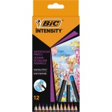 Bic crayon aquarelle Intensity, étui de 12 pièces