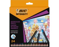 Bic crayon aquarelle Intensity, étui de 24 pièces