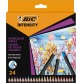 Bic crayon aquarelle Intensity, étui de 24 pièces