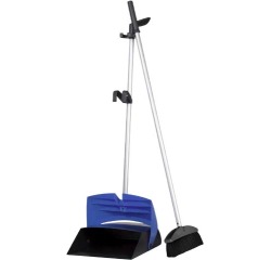 Vileda closed dustpan, with aluminum handle
