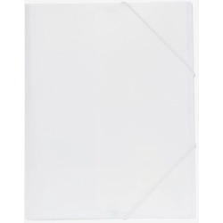 Elastomap 3 kleppen transparant