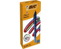 BIC Colours Smooth Drop stylo bille 4 couleurs, moyen