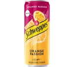 Schweppes Orange Passion, sleek 33 cl can, pack of 24 pieces