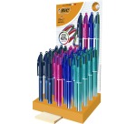 BIC Colours Smooth Drop/Gradiant stylo bille 4 couleurs, moyen, display de 36 pièces
