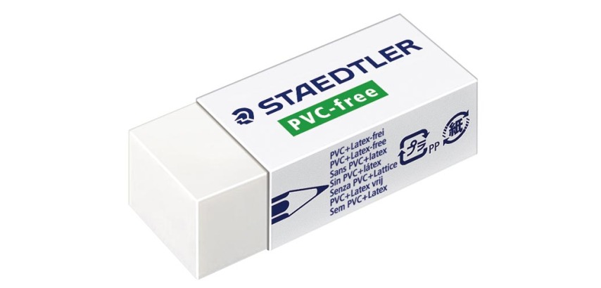 Staedtler Radiergummi, klein, PVC-frei, weiß