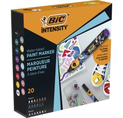 BIC Intensity marqueur peinture , set de 20 pièces