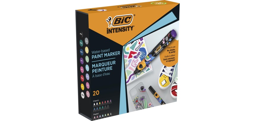 BIC Intensity marqueur peinture , set de 20 pièces