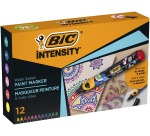 BIC Intensity marqueur peinture, couleurs assorties, set de 12 pièces