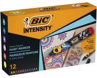 BIC Intensity paintmarker, geassorteerde kleuren, set van 12 stuks