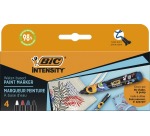 Marqueur peinture BIC Intensity assorti 4 pièces