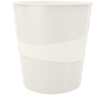 Leitz WOW 15 litre waste paper basket white