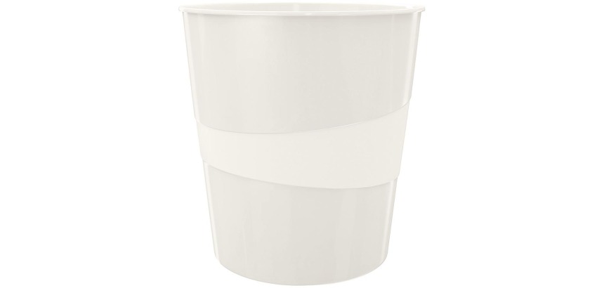 Leitz WOW 15 litre waste paper basket white