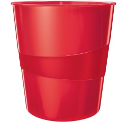Leitz WOW corbeilles à papier, rouge