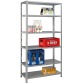 Avasco rek Clicker 100, ft 193 x 100 x 40 cm, 6 legplanken, gegalvaniseerd