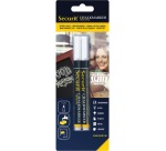 Securit Kreidemarker fein, Blister mit 2 Stück, weiß
