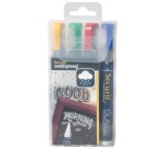Securit Waterproof Kreidemarker mittel, Blister mit 4 Stück in verschiedenen Farben