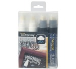 WATERPROOF LARGE chalk marker, set of 4
