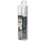 Securit Kreidemarker Wasserdicht, mittel, weiß, Blister mit 2 Stück